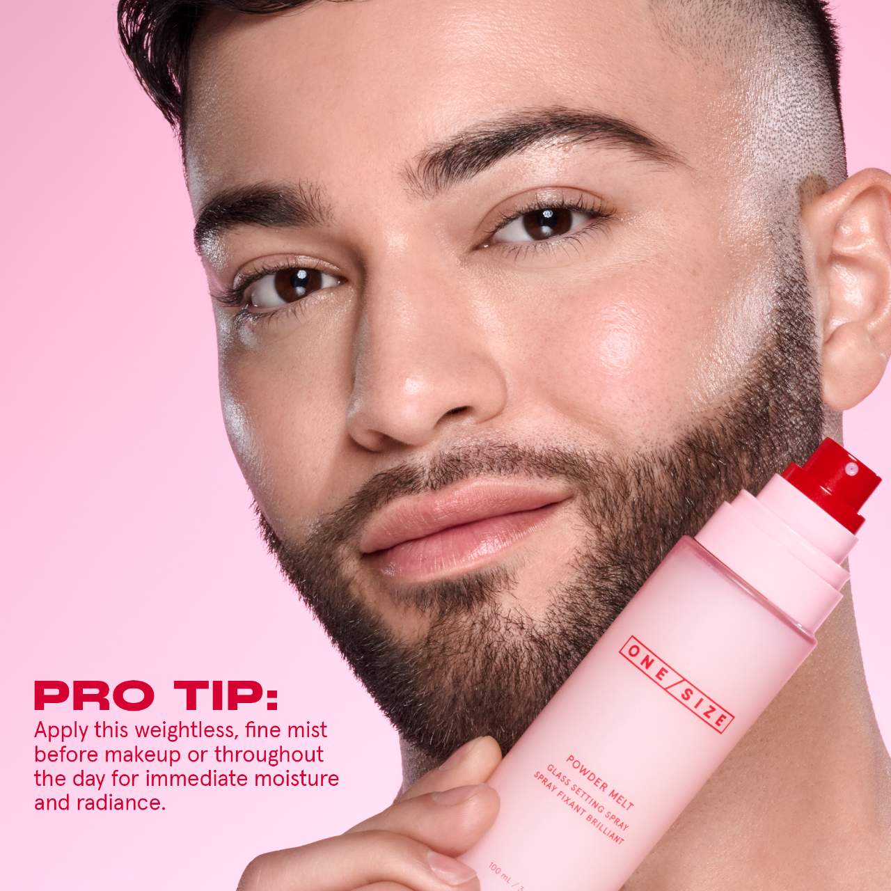 ONE/SIZE by Patrick Starrr | Mini Powder Melt Glass Setting Spray