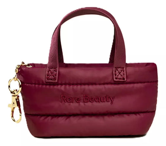 Rare Beauty By Selena Gomez | Mini Puffy Tote Keychain - Merlot