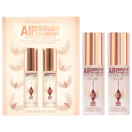 Pre Venta: Charlotte Tilbury | Mini Airbrush Flawless Setting Spray Duo Gift Set