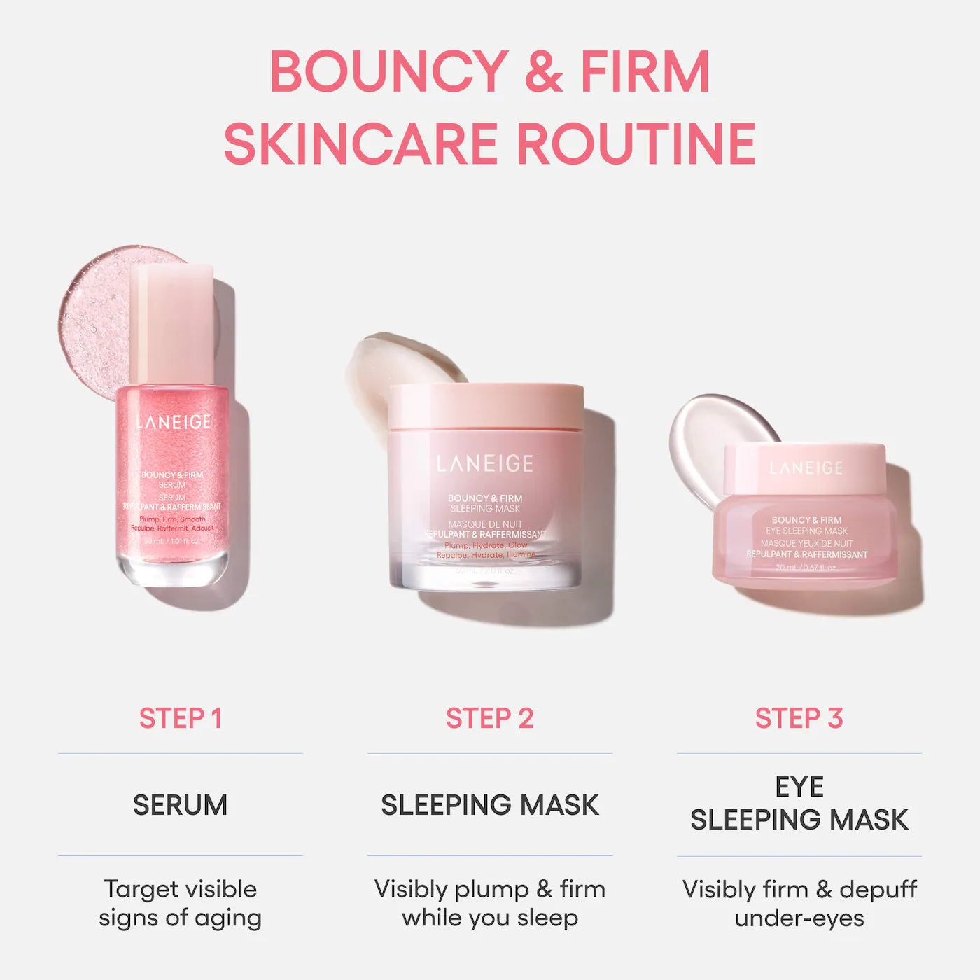 Pre Venta: Laneige | Mini Bouncy & Firm Skin Treats