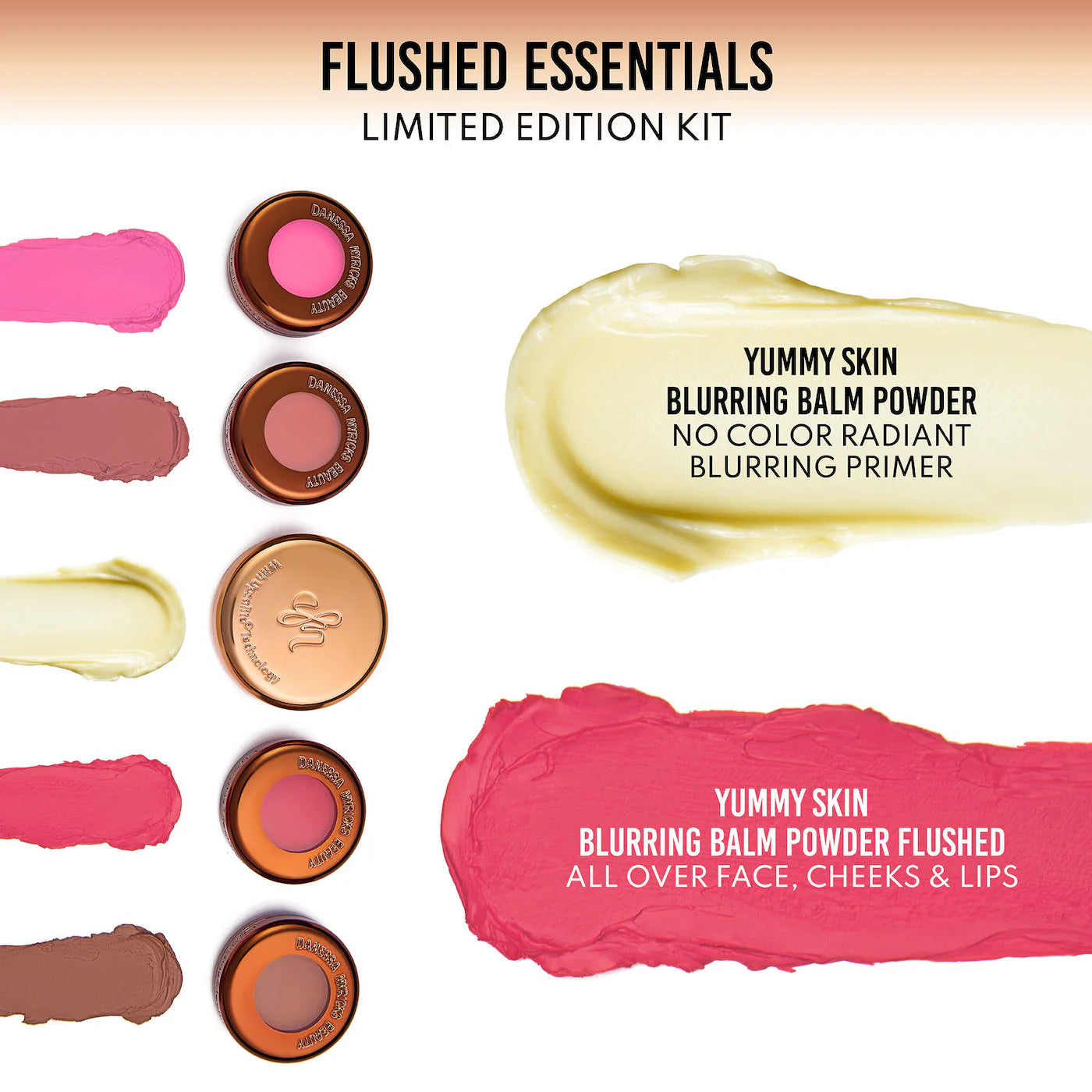 Pre Venta: Danessa Myricks Beauty | Mini Yummy Skin Flushed Essentials: Face & Lip Makeup Gift Set