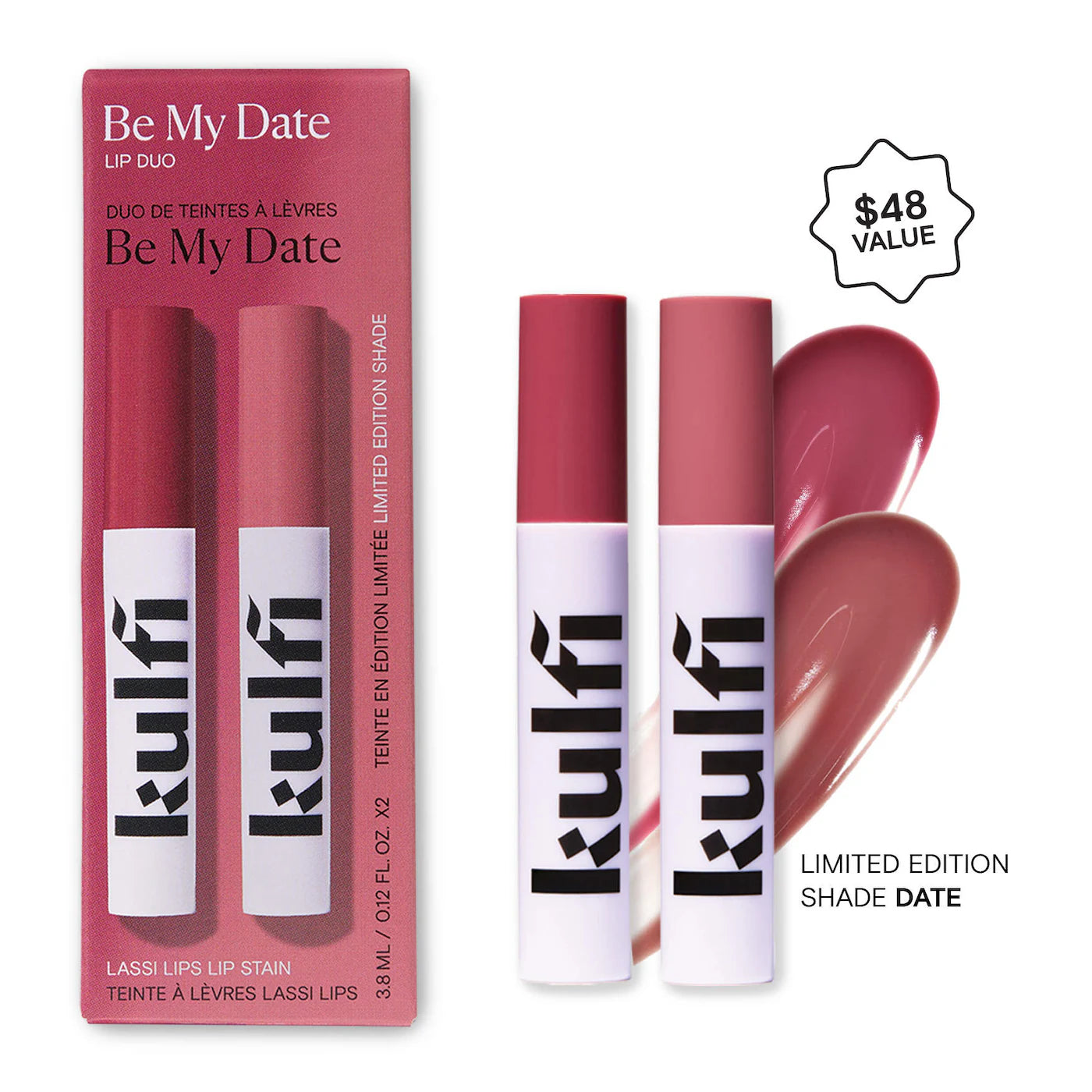 Pre Venta: Kulfi | Be My Date Lassi Lips Staining Lip Oil Duo Set