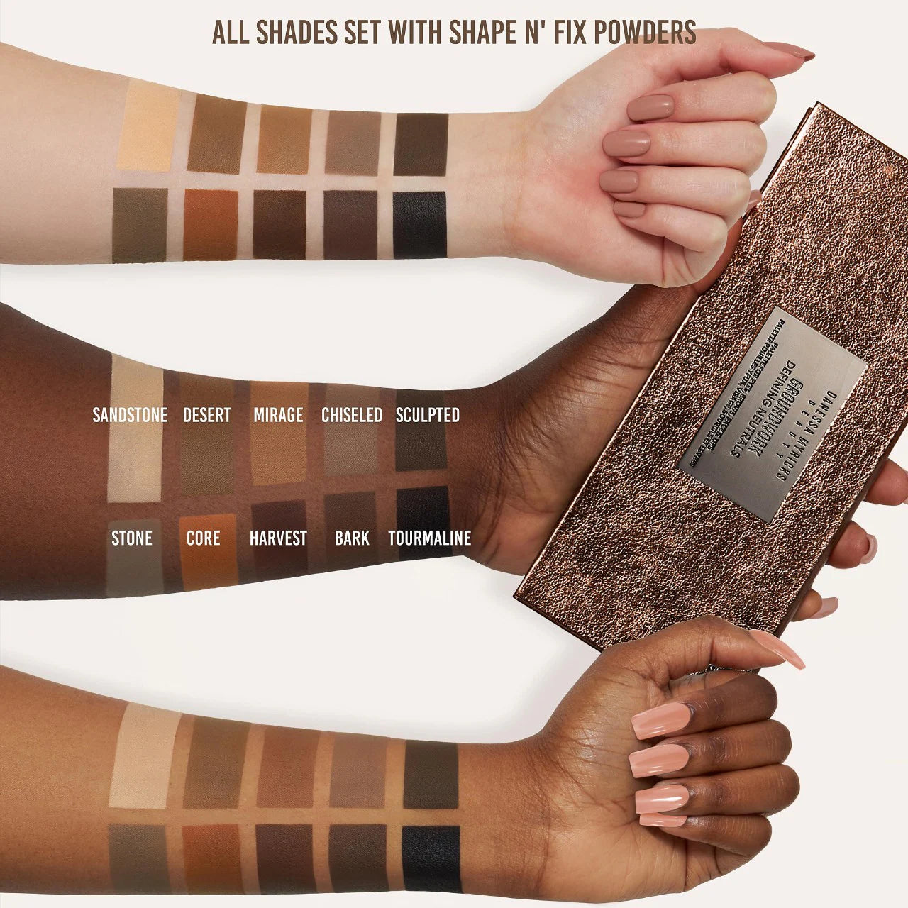 Pre Venta: Danessa Myricks Beauty | Groundwork: Defining Neutrals - Palette For Eyes, Brows, Face & Lips