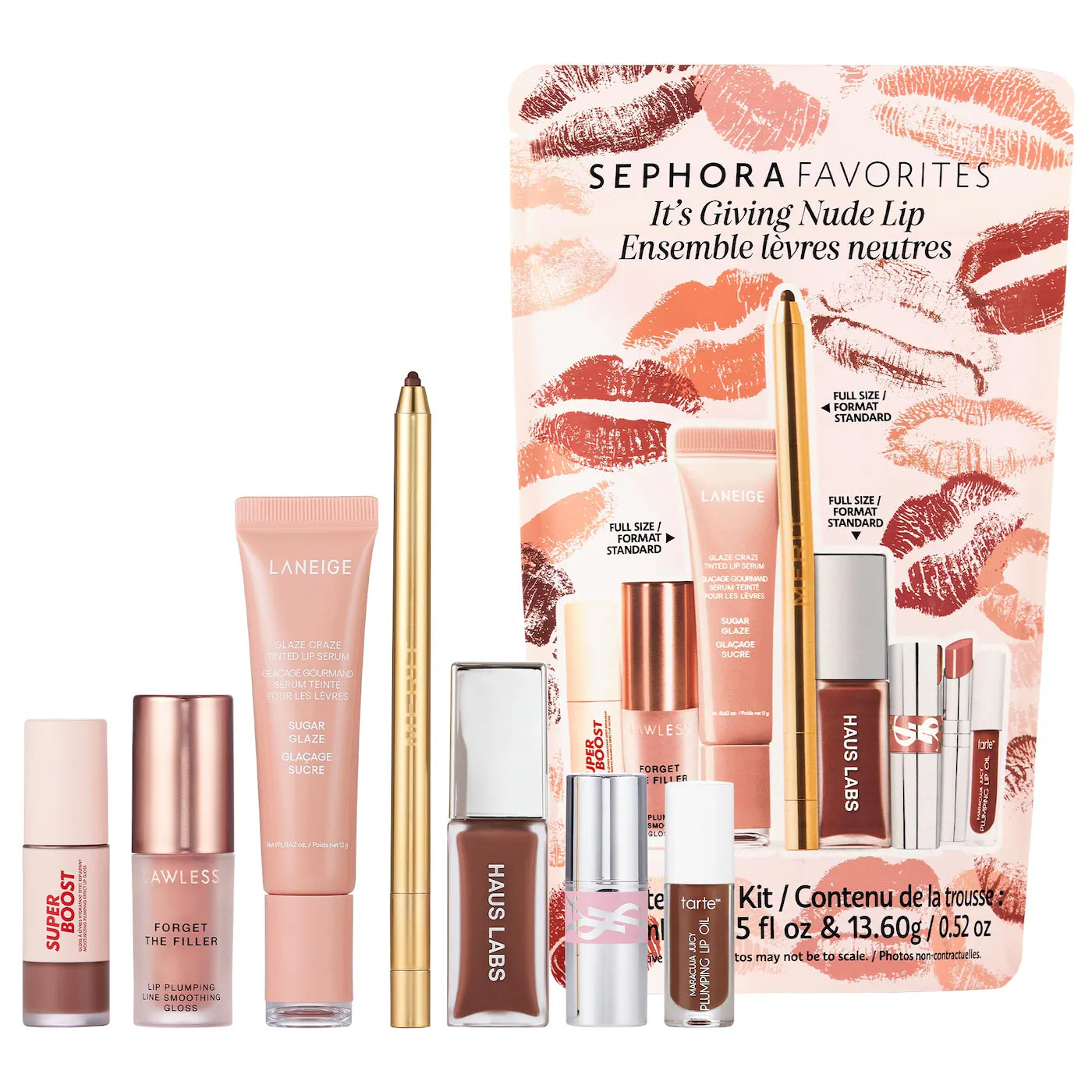 Pre Venta: Sephora Favorites | It's Giving Nude Lip Makeup Value Set