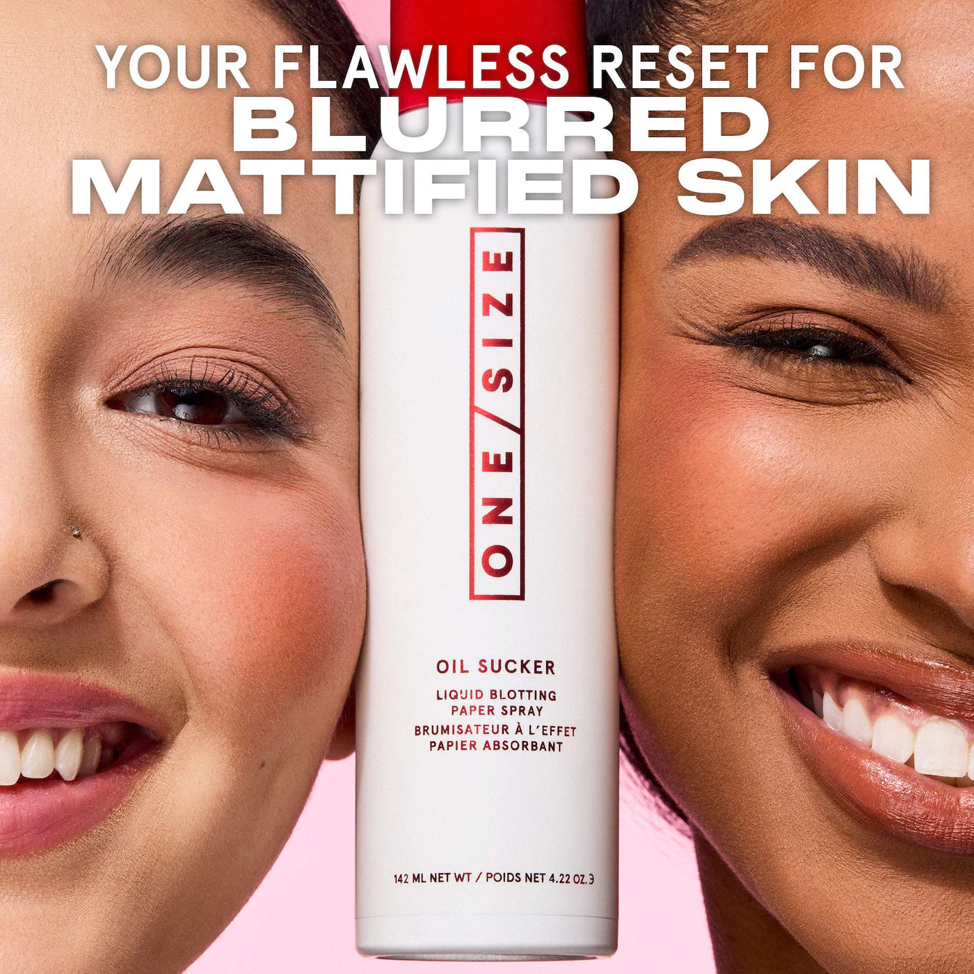 ONE/SIZE by Patrick Starrr | Mini Oil Sucker Liquid Blotting Paper Touch-Up Spray