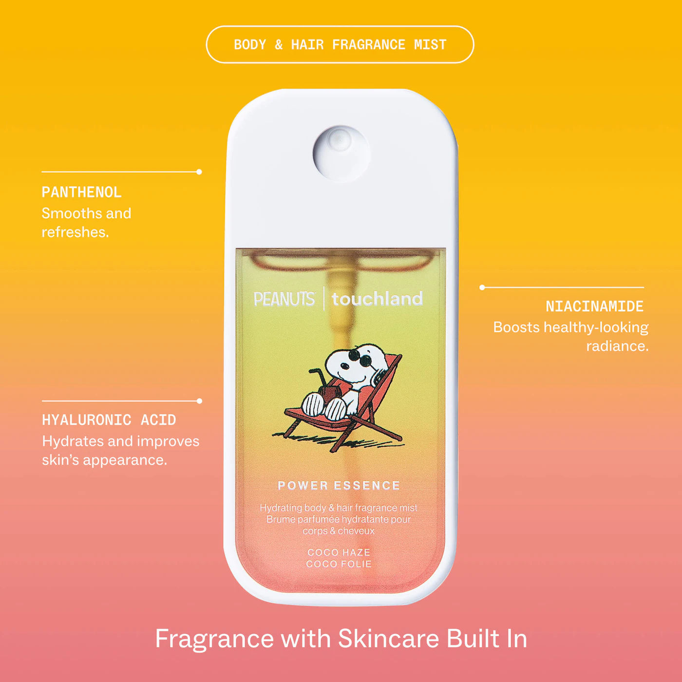Pre Venta: Touchland | Peanuts Body Mist