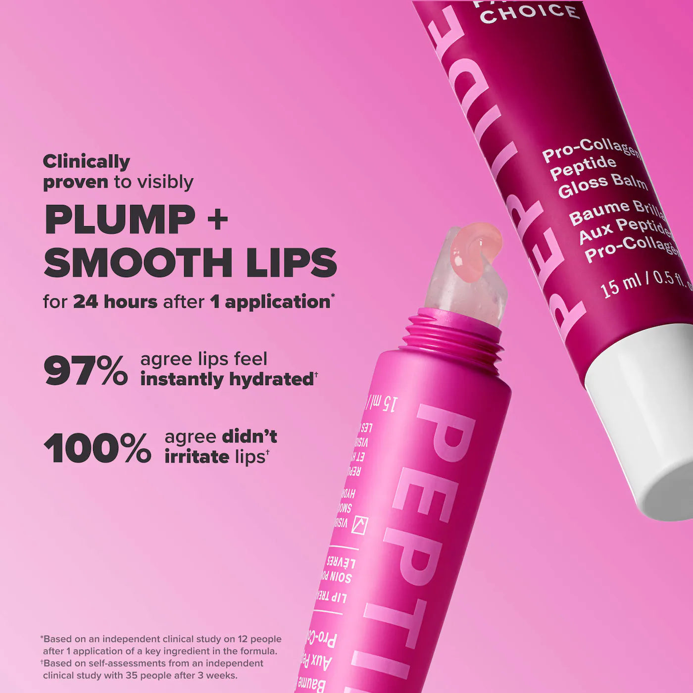 Pre Venta: Paula's Choice | Peptide Plumping Gloss Balm Duo Gift Set for Hydrated, Fuller Lips