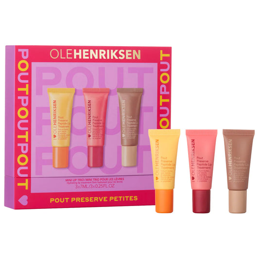 Pre Venta: OLEHENRIKSEN | Pout Preserve Petites Mini Lip Trio with Peptides