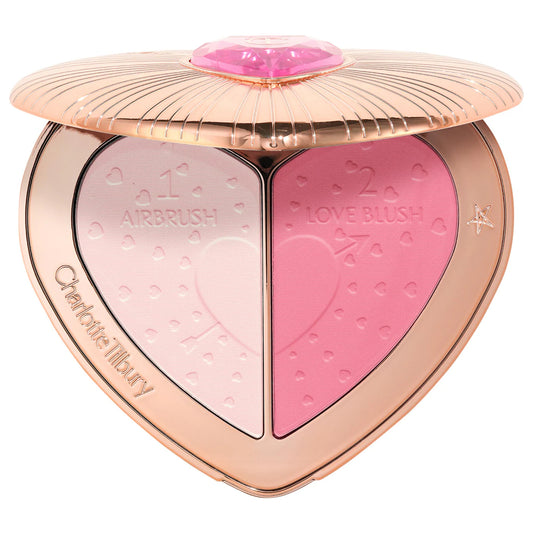 Pre Venta: Charlotte Tilbury | Pillow Talk Soulmates Airbrush Flawless Finish Brightening and Blush Powder Palette