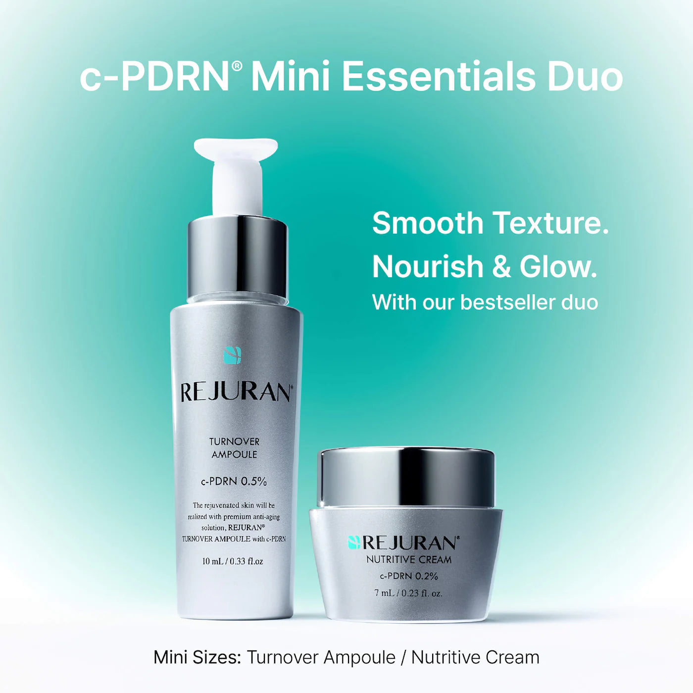 Pre Venta: Rejuran | c-PDRN Mini Essentials Duo Skin Renewal Starter Kit Ampoule & Moisturizer