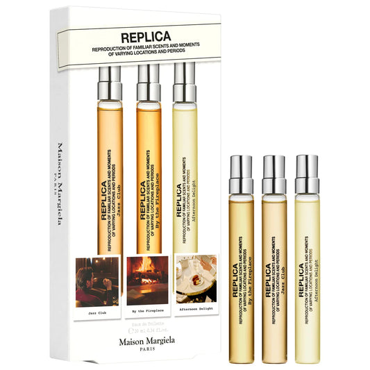 Pre Venta: Maison Margiela | 'REPLICA' Travel Spray Set - By The Fireplace, Jazz Club, Afternoon Delight