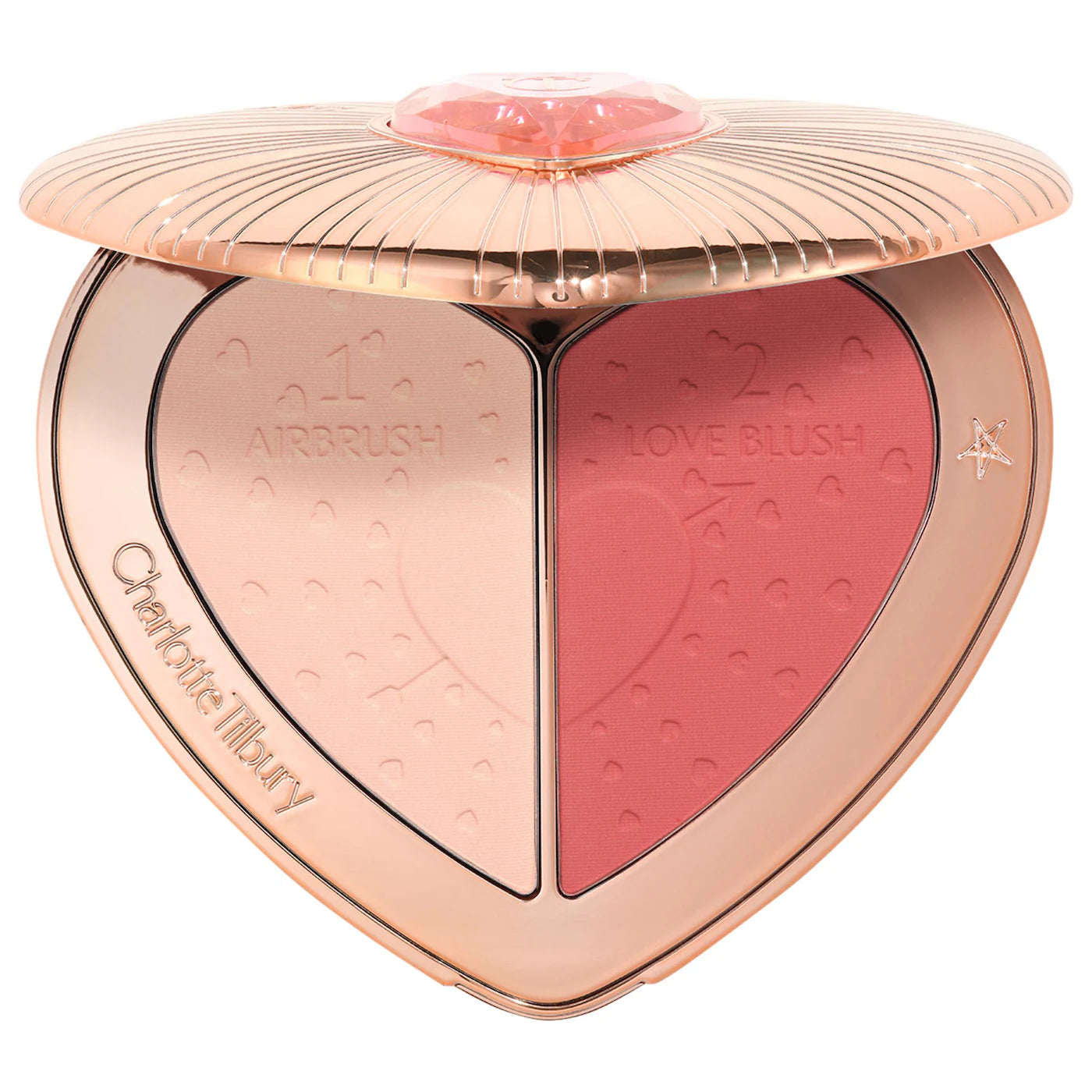 Pre Venta: Charlotte Tilbury | Pillow Talk Soulmates Airbrush Flawless Finish Brightening and Blush Powder Palette