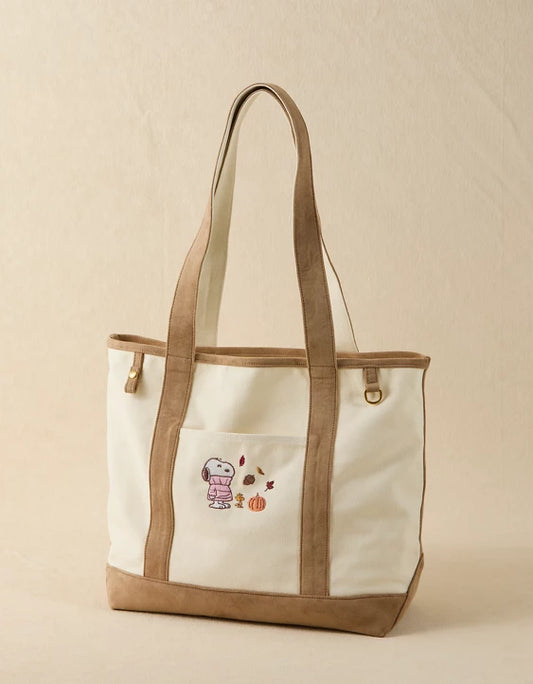 American Eagle AE Off-Duty Snoopy Tote Bag