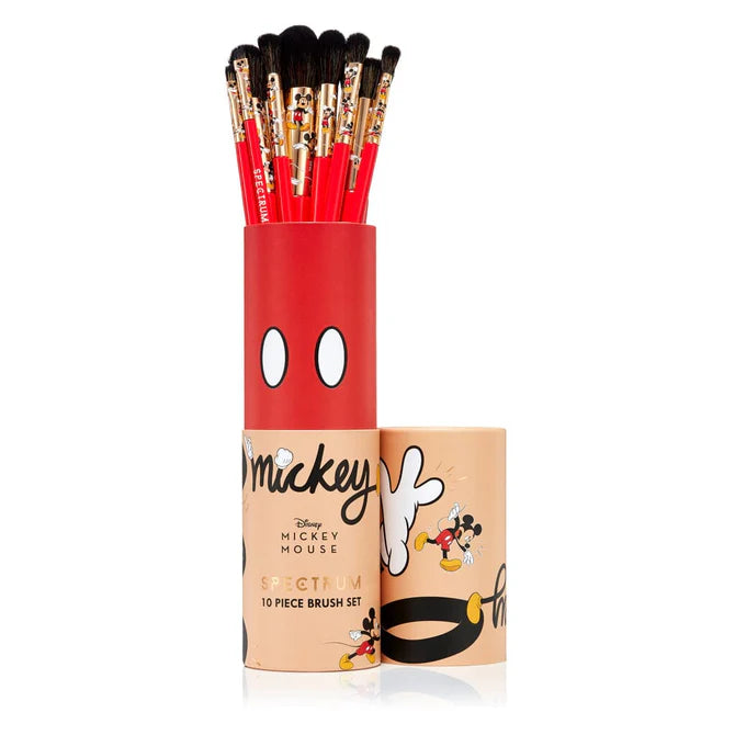 Spectrum Collections | Mickey Mouse 10 Piece Makeup Brush Set