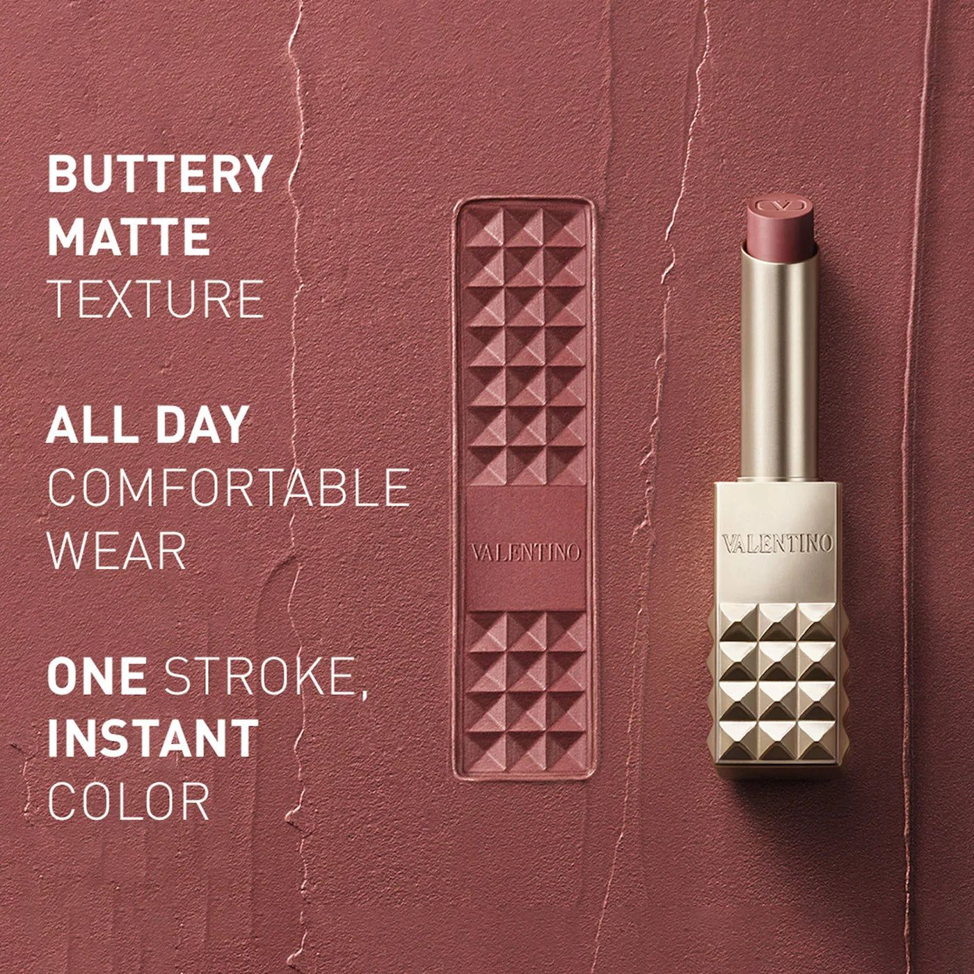 Pre Venta: Valentino | Spike Valentino Buttery Matte Refillable Lipstick Trio Set