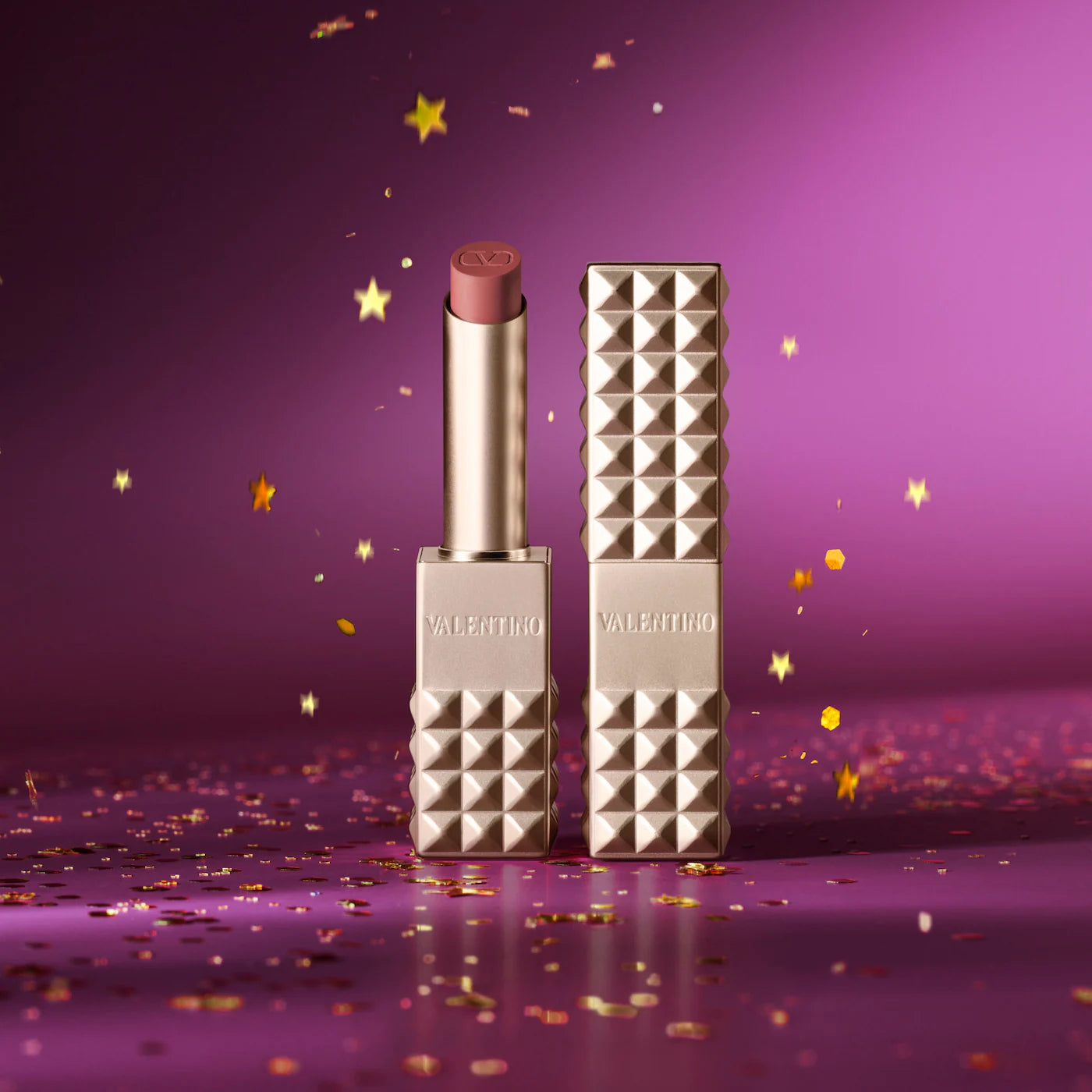 Pre Venta: Valentino | Spike Valentino Buttery Matte Refillable Lipstick Trio Set