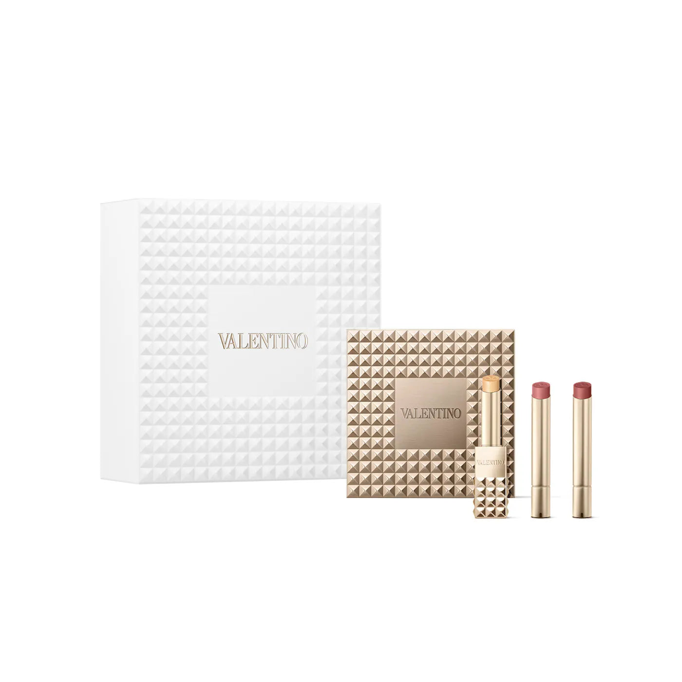 Pre Venta: Valentino | Spike Valentino Buttery Matte Refillable Lipstick Trio Set