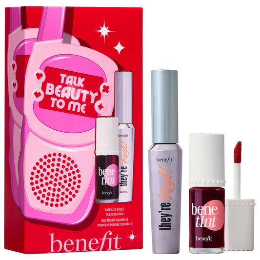 Pre Venta: Benefit Cosmetics | Talk Beauty To Me Benetint & They're Real Mascara Duo Gift Set