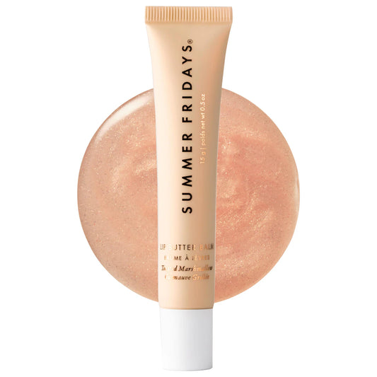 Pre Venta: Summer Fridays | Lip Butter Balm Treatment for Hydration + Nourishing Shine | Toasted Marshmallow