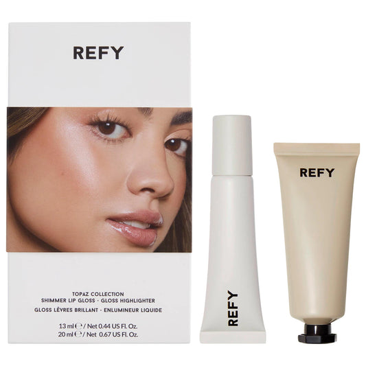 Pre Venta: Refy | Topaz Collection: Shimmer Lip Gloss & Liquid Highlighter Set